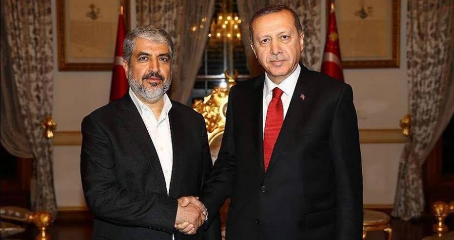 مشعل يلتقي أردوغان ويطلعه على المستجدات بالمنطقة