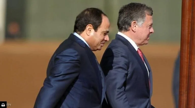 السيسي والعاهل الأردني يبحثان إعادة الروح لعملية التسوية