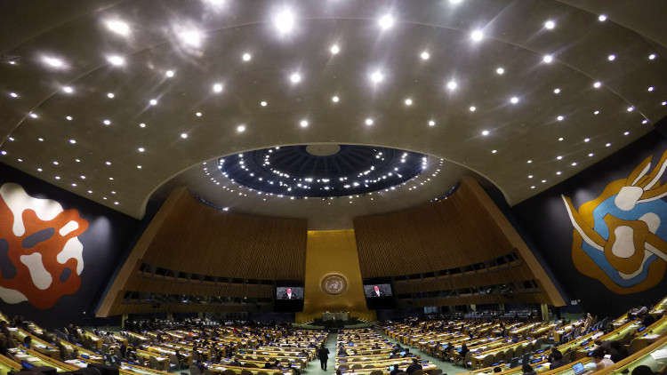 الجمعية العامة للأمم المتحدة تصوت بأغلبية ساحقة لصالح قرار يدين اعتراف ترامب بالقدس عاصمة لإسرائيل(فيديو)
