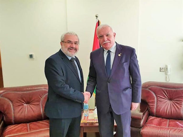 السكرتير الدائم لوزارة الخارجية القبرصية في زيارة عمل إلى فلسطين