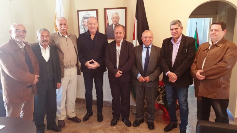 السفير جبران طويل يلتقي مع ابناء الجالية الفلسطينية في قبرص