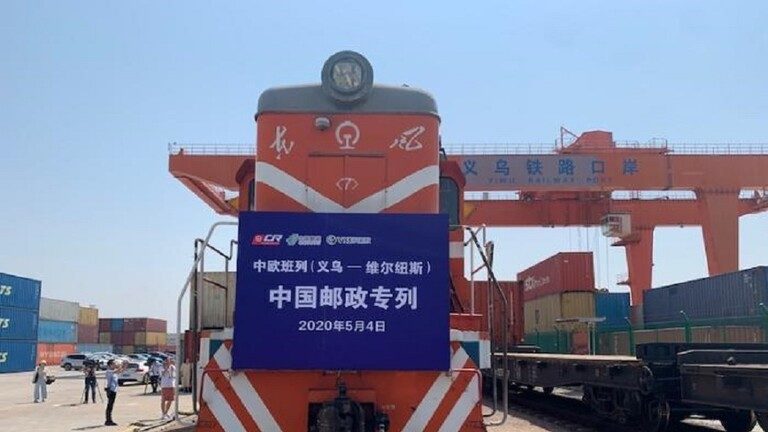 افتتاح خط شحن جديد يمر بروسيا بين الصين وأوروبا