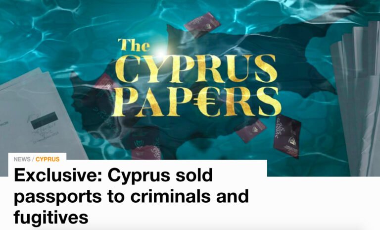 الجزيرة تنشر أسماء جوازات سفر قبرصية مشتراة مرتبطة بالجريمة والفساد