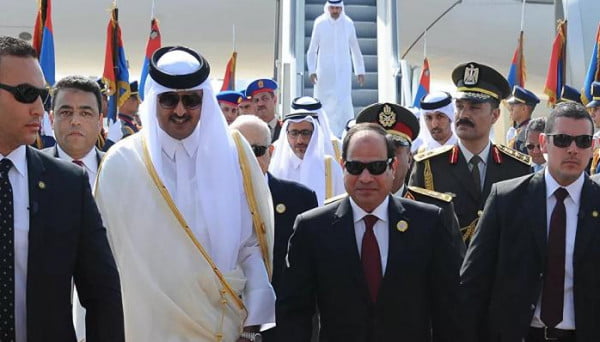أول اجتماع بين مصر وقطر منذ قمة المصالحة الخليجية في العلا