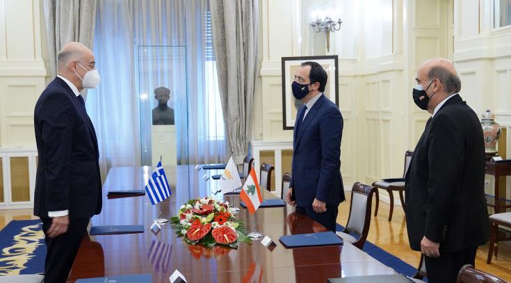 وزير الخارجية يؤكد استعداد قبرص للمساهمة من أجل وحدة لبنان واستقراره