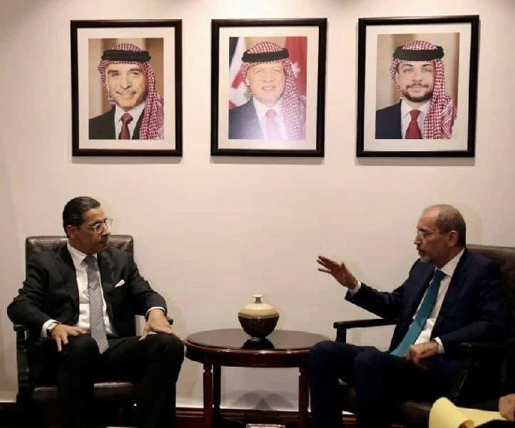 وزير الخارجية يناقش أزمة الشرق الأوسط في زيارته للأردن
