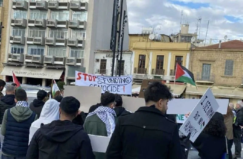 نظمت مظاهرة أخرى مؤيدة لفلسطين في نيقوسيا