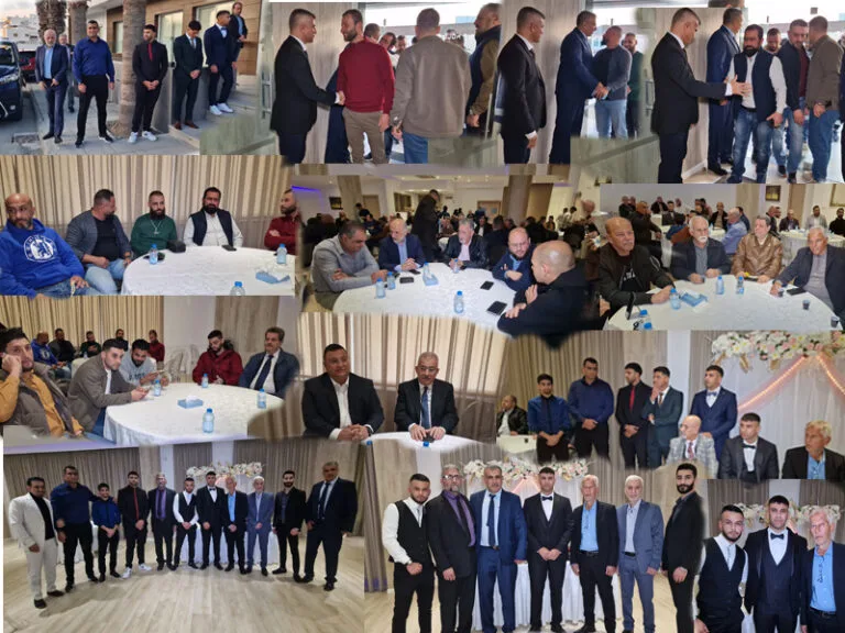 قبرص: على بركة الله تم اليوم خطوبة وعقد قرأن الفلسطيني حاتم خالد مرتجى على كريمة الفلسطيني جمال الدسوقي بحضور عدد من الأقارب والأصدقاء والأحبة في قبرص