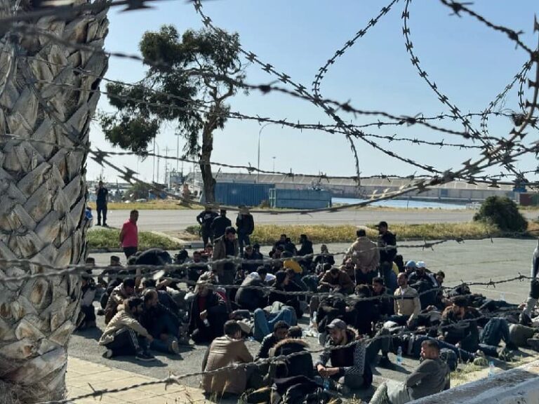 اعتقال مهاجرين غير شرعيين، وإجراءات الترحيل جارية