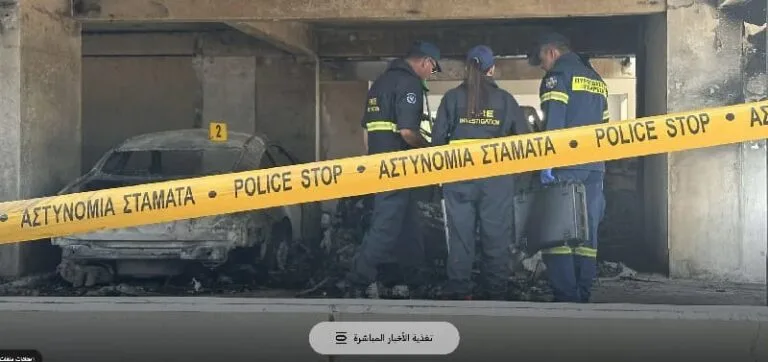 بالفيديو: سيارات فاخرة تتحول إلى رماد، وألسنة اللهب من حريق ليماسول تصل إلى الطابق الثالث