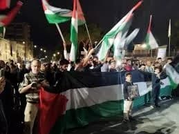 احتجاج سلمي أمام المفوضية العليا البريطانية في نيقوسيا