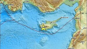 زلزال جديد في قبرص، أول المعلومات