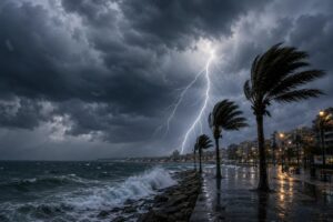 طقس عاصف قادم – يبدأ سريان التحذير البرتقالي غداً