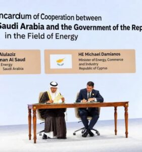 قبرص والمملكة العربية السعودية توقعان مذكرة تفاهم بشأن التعاون في مجال الطاقة