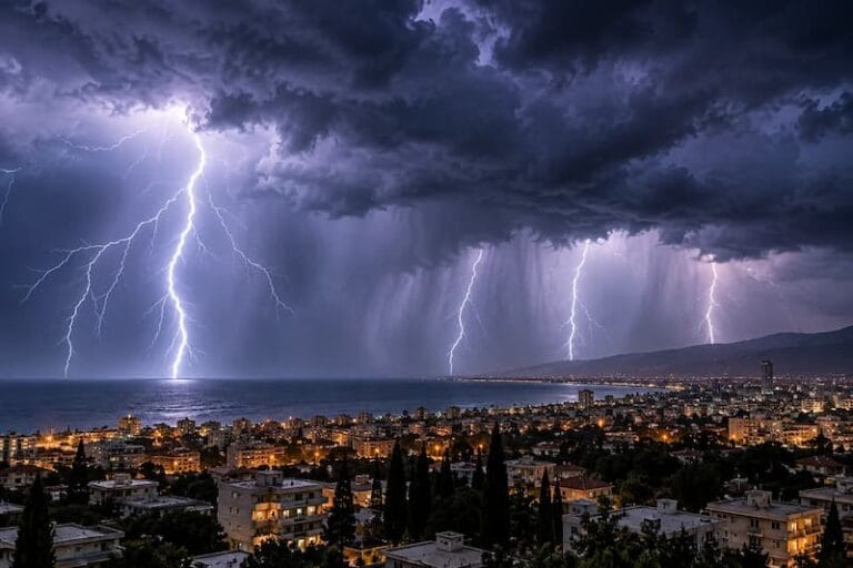 من المتوقع أن تضرب عواصف قوية قبرص في الأيام المقبلة